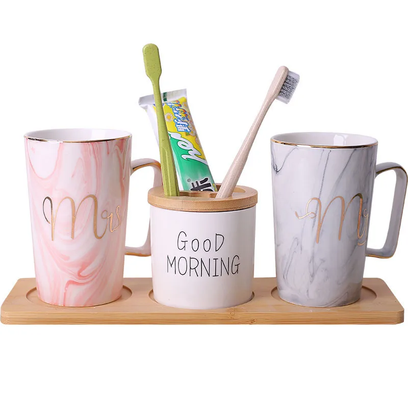 Bathroom Tumbler Ceramic Toothbrush Cups Couple Toothbrush Cups Bath Hardare Sets Double Gargle Cup Bathroom Accessories Set
Bathroom Tumbler Ceramic Toothbrush Cups Couple Toothbrush Cups Bath Hardare Sets Double Gargle Cup Bathroom Accessories Set