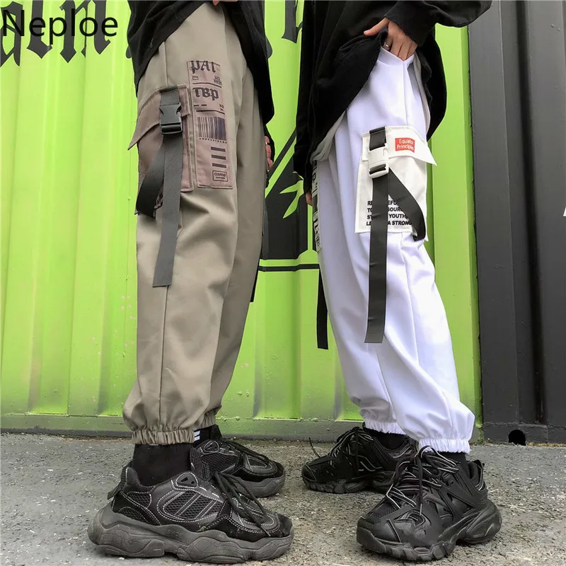 Neploe Korean Harajuku Cargo Pants High Waist Pockets Patchwork Women's Trousers Vintage Loose Joggers Streetwear Pantalon
Neploe Korean Harajuku Cargo Pants High Waist Pockets Patchwork Women's Trousers Vintage Loose Joggers Streetwear Pantalon