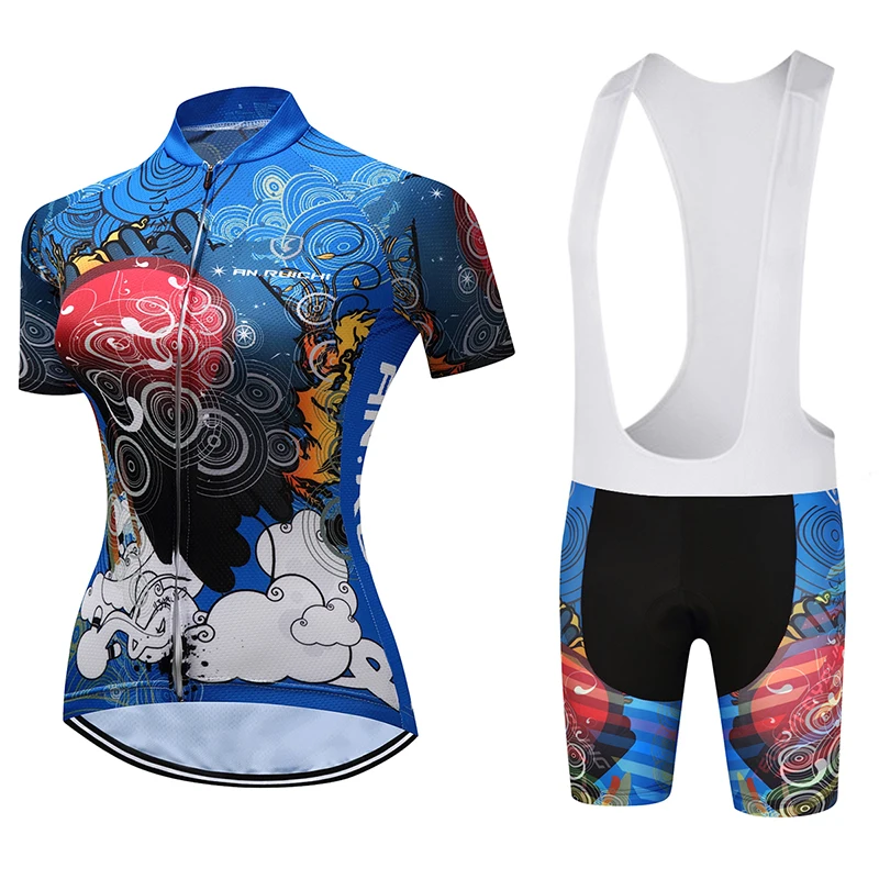 Women Short Bicycle Cycling Sets Anti-sweat Pattern Printing 3D Padding Cushion Sport Jerseys Customized/Wholesale Service
Women Short Bicycle Cycling Sets Anti-sweat Pattern Printing 3D Padding Cushion Sport Jerseys Customized/Wholesale Service
