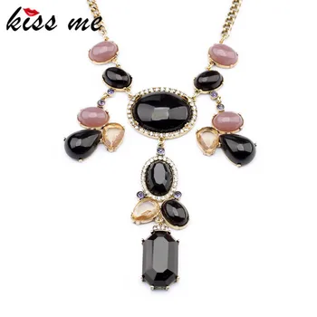 New Styles 2017 Fashion Jewelry Antique Black Resin Stone Water dropPendant Necklace
New Styles 2017 Fashion Jewelry Antique Black Resin Stone Water dropPendant Necklace
