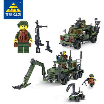Military Bricks Blocks Field Army Excavator Jeep with 2 Soilders Dolls High Quality Gift Toys Children Technic Kazi 84040
Military Bricks Blocks Field Army Excavator Jeep with 2 Soilders Dolls High Quality Gift Toys Children Technic Kazi 84040