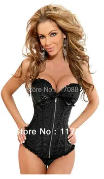 Free shipping (S/M/L/XL) ML4014 Black Fantasy Corset with G-string high quality Victorian Style Corset
Free shipping (S/M/L/XL) ML4014 Black Fantasy Corset with G-string high quality Victorian Style Corset