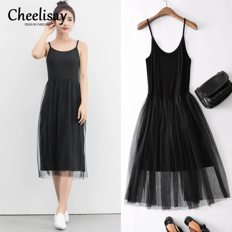 Elegant Summer Mesh Design Dress Modal Loose Solid Color Patchwork Lace Vest Dress New Vest Style Female Vestidos Plus Size
Elegant Summer Mesh Design Dress Modal Loose Solid Color Patchwork Lace Vest Dress New Vest Style Female Vestidos Plus Size