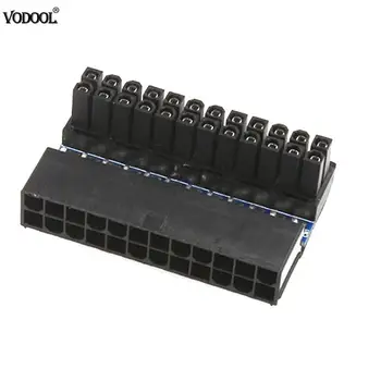 Mainboard Motherboard ATX 24Pin to 24Pin 90 Degree Power Connector Adapter for ATX Cable Better Power Supplies
Mainboard Motherboard ATX 24Pin to 24Pin 90 Degree Power Connector Adapter for ATX Cable Better Power Supplies