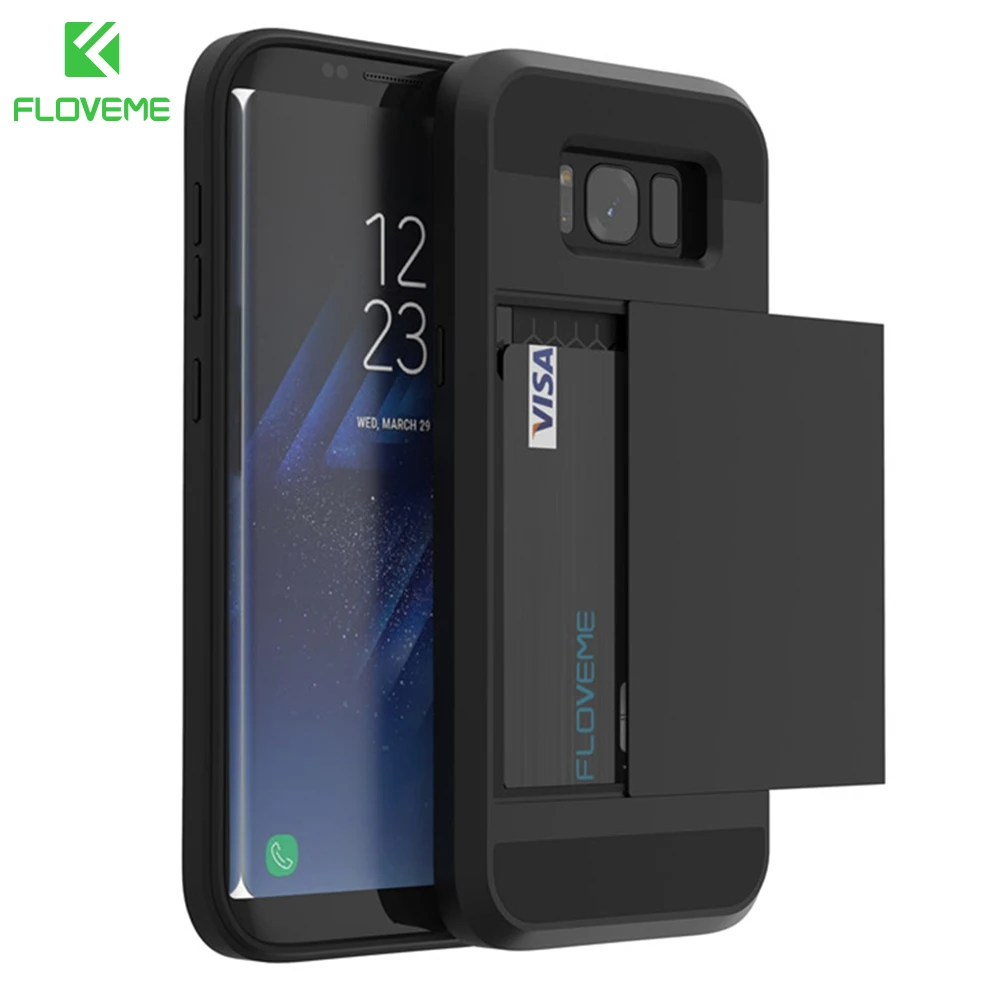 FLOVEME Case For iPhone X 8 7 6S 6 Plus 5 5S SE Credit Card Slot Armor Back Cover For Samsung Galaxy S8 S7 S6 Edge Plus Shells
FLOVEME Case For iPhone X 8 7 6S 6 Plus 5 5S SE Credit Card Slot Armor Back Cover For Samsung Galaxy S8 S7 S6 Edge Plus Shells