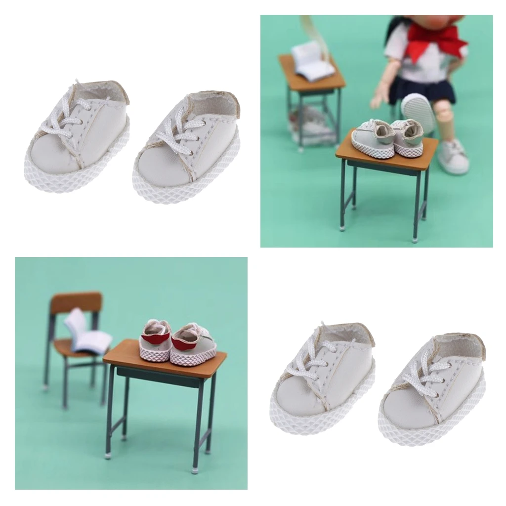 Fashion PU Shoes Flat Heel Lace Up Sneakers for OB11 1/12 BJD Ball Jointed Doll Clothes Outfit 11inch Doll DIY Accessories
Fashion PU Shoes Flat Heel Lace Up Sneakers for OB11 1/12 BJD Ball Jointed Doll Clothes Outfit 11inch Doll DIY Accessories