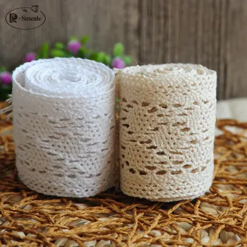10 yards/ Lot 100% Cotton Lace Fabric Home Furnishing Warp Knitting DIY Garment Accessories Hair Accessories Bowknot RS1635
10 yards/ Lot 100% Cotton Lace Fabric Home Furnishing Warp Knitting DIY Garment Accessories Hair Accessories Bowknot RS1635