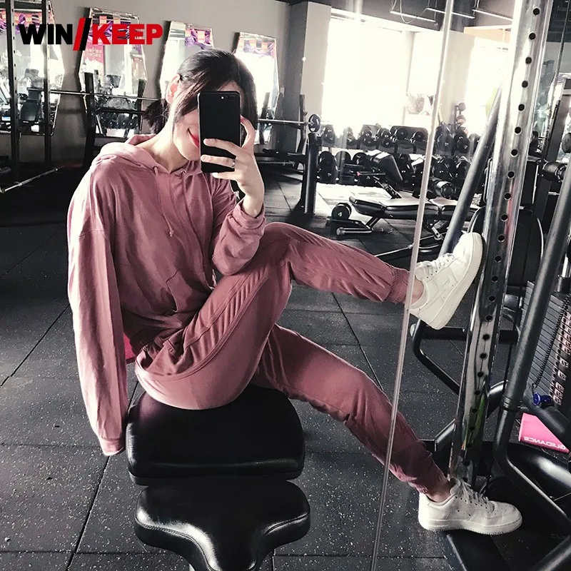 New Women Gym Training Set Long Sleeve Sexy Hollow Out Hooded Sport Tracksuit Yoga Jogging Tracksuit Sports Workout Clothing
New Women Gym Training Set Long Sleeve Sexy Hollow Out Hooded Sport Tracksuit Yoga Jogging Tracksuit Sports Workout Clothing