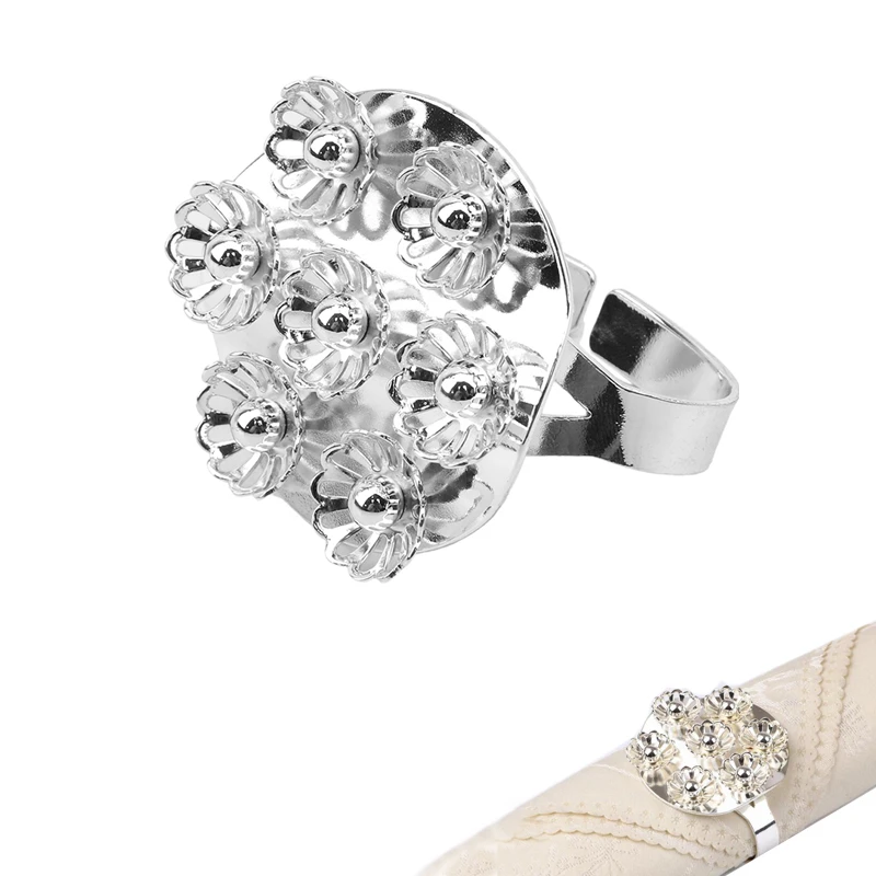 Silver Flower Shape Napkin Ring Upscale Hotel Napkin Ring Wedding Party Home Decoration Napkin Holder Napkins Rings Decorations
Silver Flower Shape Napkin Ring Upscale Hotel Napkin Ring Wedding Party Home Decoration Napkin Holder Napkins Rings Decorations