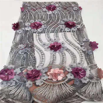 Latest French Nigerian Laces Fabrics High Quality 3D flowers African Lace Fabric Wedding African French Tulle Lace ls11-16
Latest French Nigerian Laces Fabrics High Quality 3D flowers African Lace Fabric Wedding African French Tulle Lace ls11-16