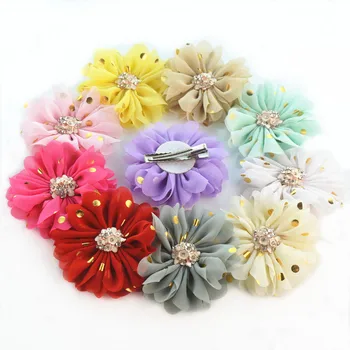 MengNa 24PC/lot Fashion Newborn Gold Stamp DIY Chiffon Flower With Clips Chiffon Flower Hairpin Girls Hair Accessories 3.2inch
MengNa 24PC/lot Fashion Newborn Gold Stamp DIY Chiffon Flower With Clips Chiffon Flower Hairpin Girls Hair Accessories 3.2inch