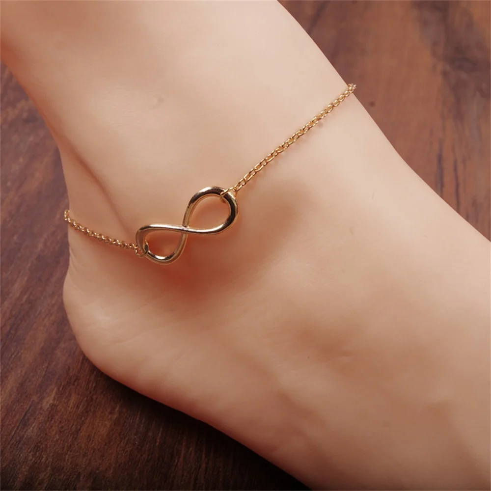 Simple Leg Bracelet Women Beach Ankle Bracelet Alloy Feet Jewlery Accessories Number 8 Anklets Female Chain Jewelry
Simple Leg Bracelet Women Beach Ankle Bracelet Alloy Feet Jewlery Accessories Number 8 Anklets Female Chain Jewelry