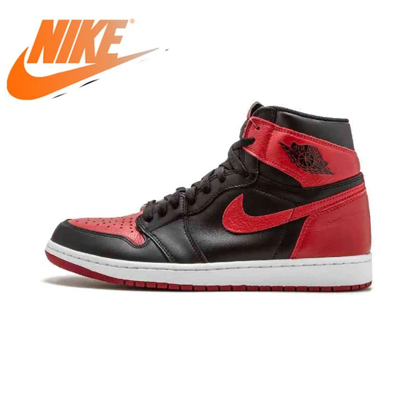 Original Authentic Nike Air Jordan 1 Retro High OG AJ1 Men's Basketball Shoes Sports Designer Sneakers Breathable 2019 New
Original Authentic Nike Air Jordan 1 Retro High OG AJ1 Men's Basketball Shoes Sports Designer Sneakers Breathable 2019 New