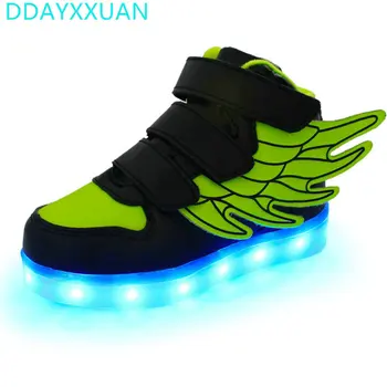 Children Breathable Sneakers With Light 2017 New Autumn Sport Led USB Luminous Lighted Shoes for Kids Boys Casual Girls Flats
Children Breathable Sneakers With Light 2017 New Autumn Sport Led USB Luminous Lighted Shoes for Kids Boys Casual Girls Flats