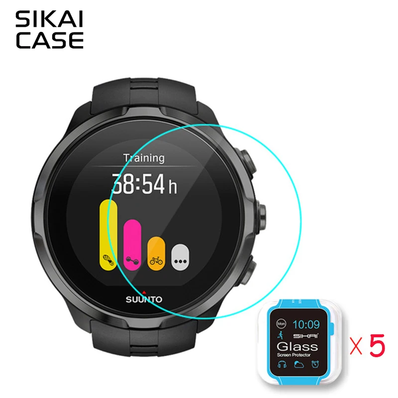 SIKAI 3pcs Tempered Glass Screen Protector For Suunto Spartan Sport Watch Protective Screen Guards For Suunto Watch 9H 2.5D 42mm
SIKAI 3pcs Tempered Glass Screen Protector For Suunto Spartan Sport Watch Protective Screen Guards For Suunto Watch 9H 2.5D 42mm