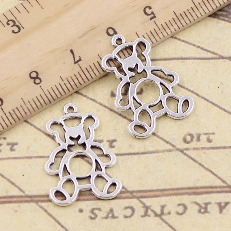 10pcs Charms hollow bear 24x16mm Tibetan Silver Plated Pendants Antique Jewelry Making DIY Handmade Craft
10pcs Charms hollow bear 24x16mm Tibetan Silver Plated Pendants Antique Jewelry Making DIY Handmade Craft