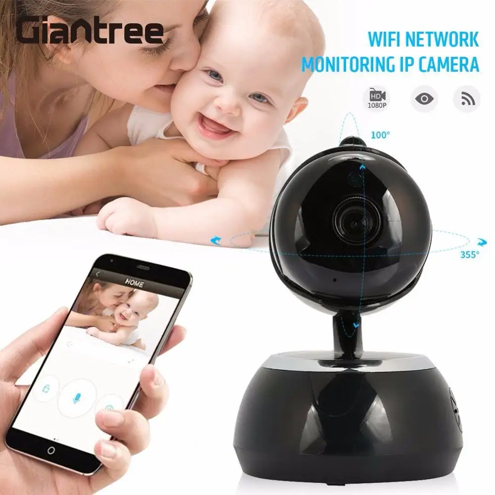 giantree HD 1080P WIFI IP Camera Surveillance Camera Mini 1MP Home Security Portable Baby Monitor mobile phone remote
giantree HD 1080P WIFI IP Camera Surveillance Camera Mini 1MP Home Security Portable Baby Monitor mobile phone remote