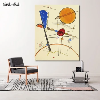 Embelish 1 Pieces Hot HD Print On Canvas Oil Paintings For Living Room Kandinsky Abstract Artworks Bedroom Wall Art Pictures
Embelish 1 Pieces Hot HD Print On Canvas Oil Paintings For Living Room Kandinsky Abstract Artworks Bedroom Wall Art Pictures
