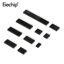 Pitch 2.54mm Pin Stright Female Single Row Pin Header Strip Connector Kit for PCB board 2/3/4/5/6/7/8/10/20/40 pin
Pitch 2.54mm Pin Stright Female Single Row Pin Header Strip Connector Kit for PCB board 2/3/4/5/6/7/8/10/20/40 pin