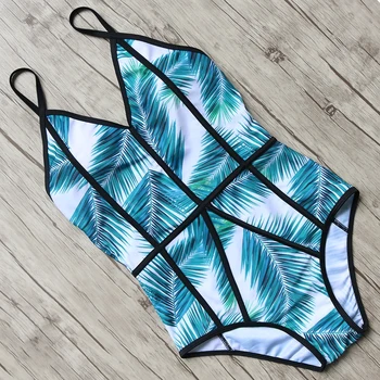 Padded One Pieces Swimsuit Women Push Up Monokini Halter Bandage Swimwear Female Sexy Swimming Suit Printed Summer Beachwear
Padded One Pieces Swimsuit Women Push Up Monokini Halter Bandage Swimwear Female Sexy Swimming Suit Printed Summer Beachwear