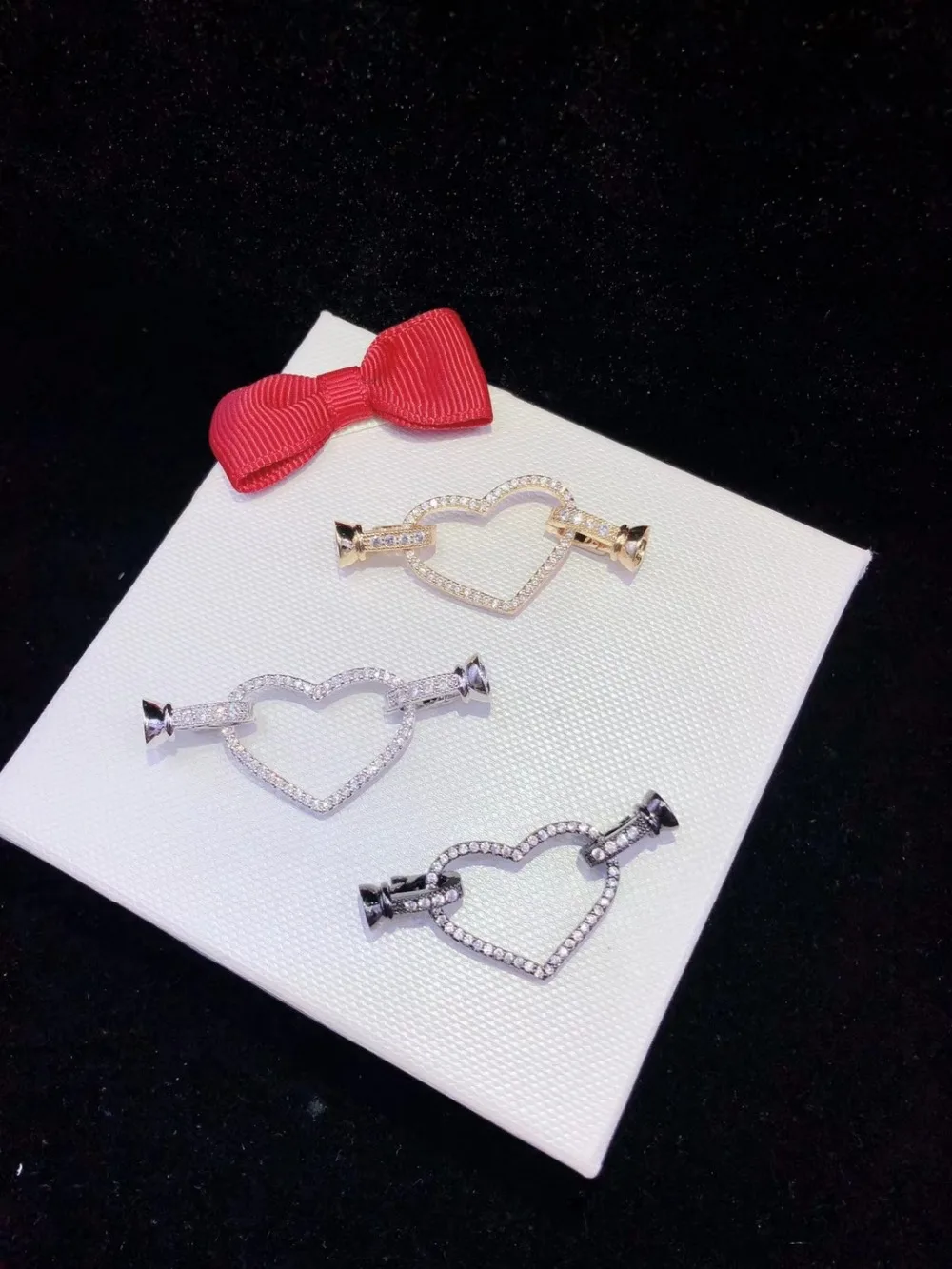 Y235 Heart High Quality Golden plated Paved CZ Necklace Pendant Clasp Cubic Zirconia Jewelry Connector DIY Jewellery Making 
Y235 Heart High Quality Golden plated Paved CZ Necklace Pendant Clasp Cubic Zirconia Jewelry Connector DIY Jewellery Making