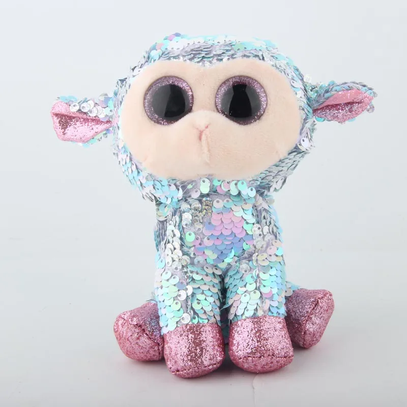Ty Sequins Flippables 15cm Tulip The Sheep Plush Regular Big-eyed Stuffed Animal Collection Doll Toy
Ty Sequins Flippables 15cm Tulip The Sheep Plush Regular Big-eyed Stuffed Animal Collection Doll Toy