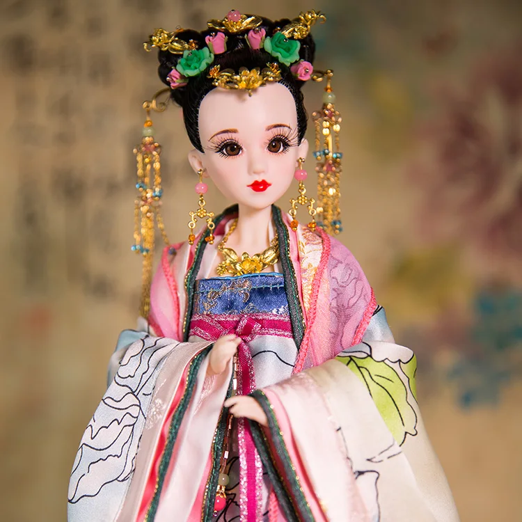 Free Shipping 14" Handmade Ancient Chinese Dolls With Joints Movable 3D Realistic Eyes Boutique Princess Taiping Dolls Gifts 359
Free Shipping 14" Handmade Ancient Chinese Dolls With Joints Movable 3D Realistic Eyes Boutique Princess Taiping Dolls Gifts 359