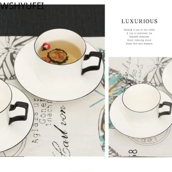WSHYUFEI European Ceramic Cup Bone China Coffee Cup Afternoon Tea Cup Household Drinking Machine 1 cup 1 dish 200ml
WSHYUFEI European Ceramic Cup Bone China Coffee Cup Afternoon Tea Cup Household Drinking Machine 1 cup 1 dish 200ml