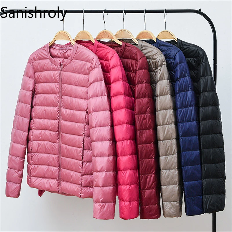 Sanishroly 2018 Autumn Winter Women Short Tops Thin White Duck Down Jacket Ladies Ultra Light Down Coat Parka Plus Size 3XL S265
Sanishroly 2018 Autumn Winter Women Short Tops Thin White Duck Down Jacket Ladies Ultra Light Down Coat Parka Plus Size 3XL S265