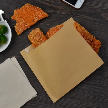 100pcs Fast Food Packaging Bag Food Grade Wax Coated Brown Paper Donut Bread Wrap Oil-Absorbing Sheet
100pcs Fast Food Packaging Bag Food Grade Wax Coated Brown Paper Donut Bread Wrap Oil-Absorbing Sheet