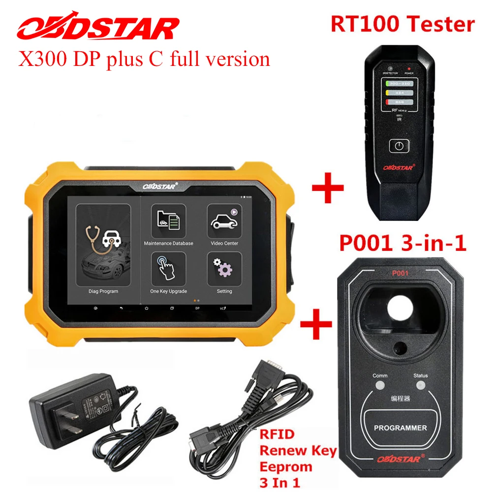 OBDSTAR X300 PAD2 X300 DP Plus 8inch Tablet Support ECU Programming for Toyota Smart Key odometer correction with P001 adapter
OBDSTAR X300 PAD2 X300 DP Plus 8inch Tablet Support ECU Programming for Toyota Smart Key odometer correction with P001 adapter