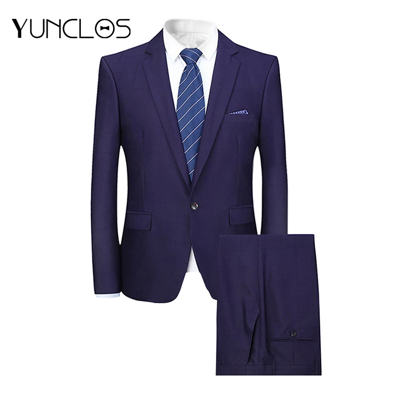 YUNCLOS Men's Wedding Suits 2 PCS One Buttons Retro Classic Men's Suits Tuxedos Groom Wedding Dress Formal Male Suit with Pant
YUNCLOS Men's Wedding Suits 2 PCS One Buttons Retro Classic Men's Suits Tuxedos Groom Wedding Dress Formal Male Suit with Pant