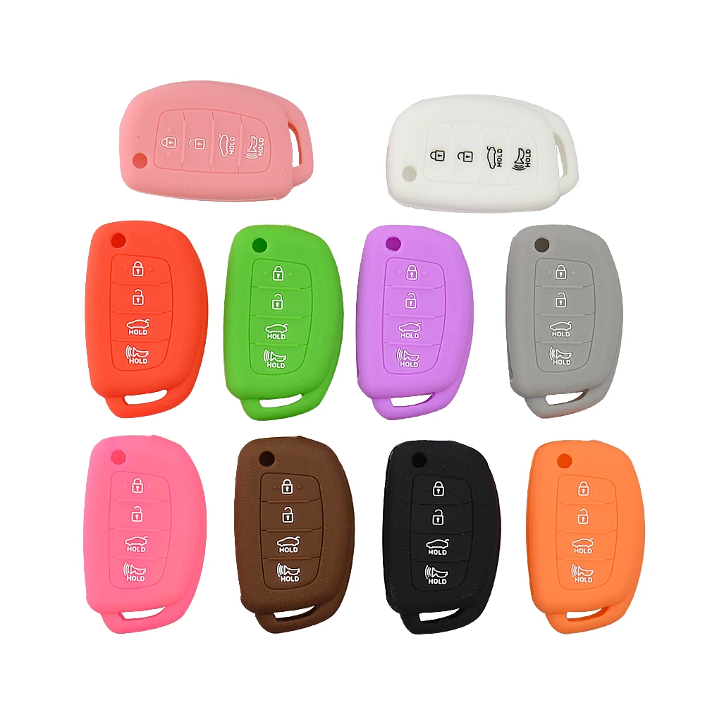 OkeyTech Silicone Rubber Car Key Case for Hyundai Mistra IX35 IX45 Accent I40 I20 4 Buttons Case Flip Folding Remote Key Cover
OkeyTech Silicone Rubber Car Key Case for Hyundai Mistra IX35 IX45 Accent I40 I20 4 Buttons Case Flip Folding Remote Key Cover