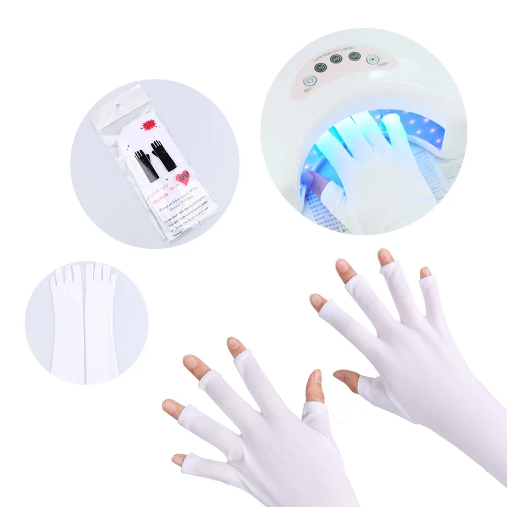 UV Protection Nail Art UV Gel Anti UV Glove for UV Light Lamp Radiation Protection Manicure 1pair Nail Art Dryer Tools
UV Protection Nail Art UV Gel Anti UV Glove for UV Light Lamp Radiation Protection Manicure 1pair Nail Art Dryer Tools