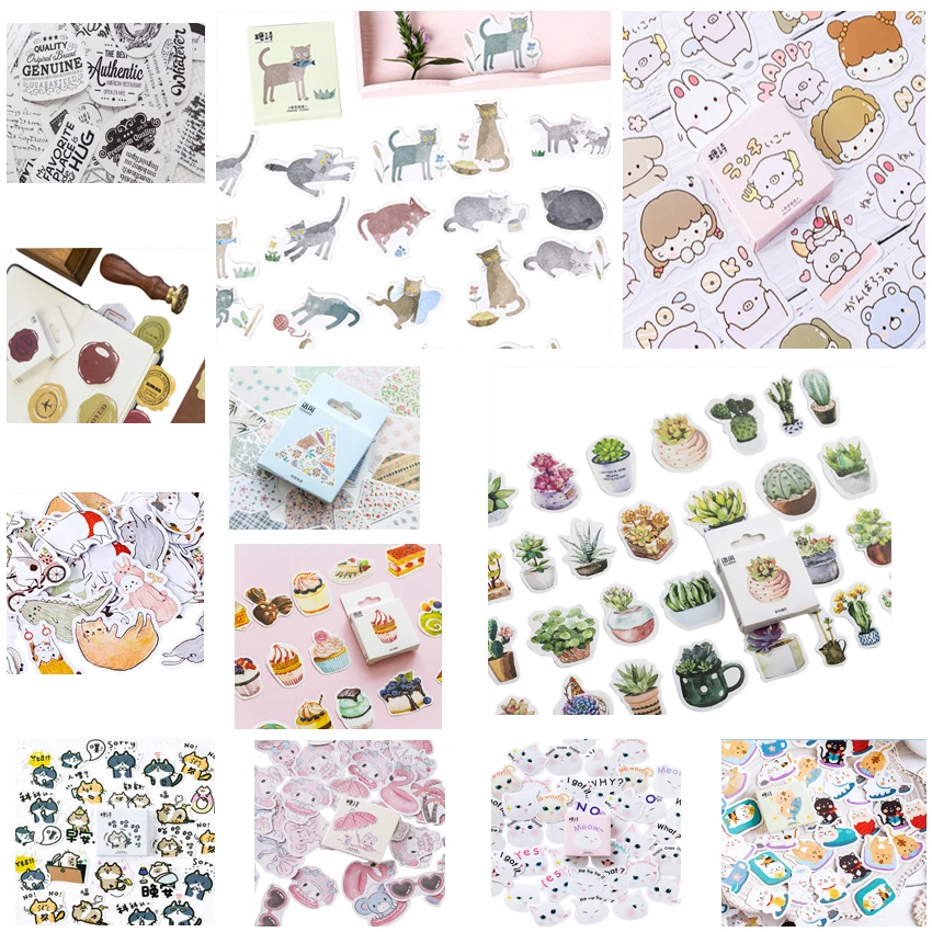 1pack/lot Kawaii Cats Pig Plants Cakes Stickers Paper Bird Weather Stickers Decoration Diary Scrapbooking School Supplies
1pack/lot Kawaii Cats Pig Plants Cakes Stickers Paper Bird Weather Stickers Decoration Diary Scrapbooking School Supplies