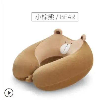 Neck u-shaped pillow Men and women memory cotton cartoon cute cervical neck pillow
Neck u-shaped pillow Men and women memory cotton cartoon cute cervical neck pillow