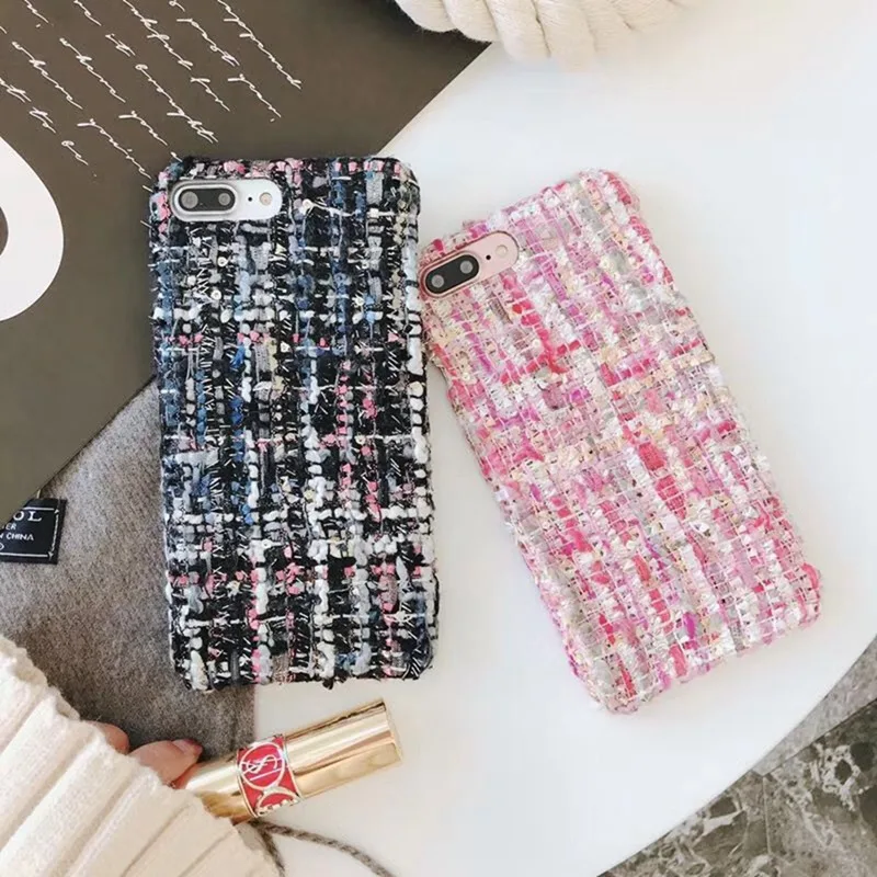 Fashion pink fabric small fragrance phone case for iphone Xs Max XS XR X three packs for iphone 6 6s 7 8 Plus protective cover
Fashion pink fabric small fragrance phone case for iphone Xs Max XS XR X three packs for iphone 6 6s 7 8 Plus protective cover
