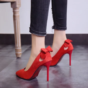Women Pumps Shoes Bow Red High Heels Wedding Shoes Ladies heels Shoes Pumps Women
Women Pumps Shoes Bow Red High Heels Wedding Shoes Ladies heels Shoes Pumps Women