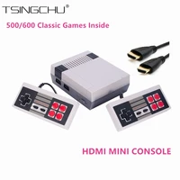 Retro Family HDMI Mini TV Video Game Console HD Output Classic Handheld Game Player Built-in 500/600 Games Dual Gamepad Controls image