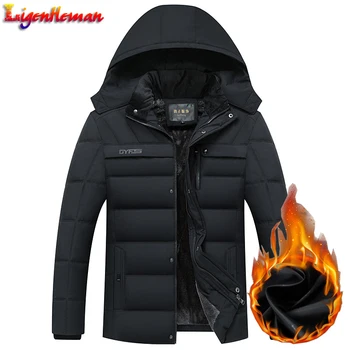 Winter Men Fleece Parka Coats Thick Mens Hooded Jacket Coat Warm Thicken Male Overcoat Windproof Outwear Jaqueta Masculina
Winter Men Fleece Parka Coats Thick Mens Hooded Jacket Coat Warm Thicken Male Overcoat Windproof Outwear Jaqueta Masculina