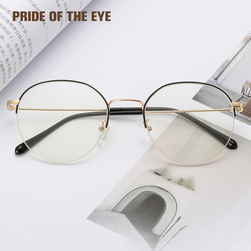 Semi Rimless Half Frame Anti Blue Ray Glasses for Men Women Blue Ray Radiation Blue Light Blocking Spectacles Computer Glasses
Semi Rimless Half Frame Anti Blue Ray Glasses for Men Women Blue Ray Radiation Blue Light Blocking Spectacles Computer Glasses