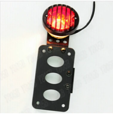 Side Mount Taillight License Plate Bracket For Honda Yamaha Suzuki Kawasaki Sport Bobber Custom Chopper Cruisers |