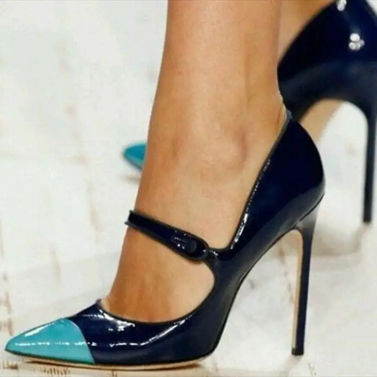 Multi Color Light Blue Black Shiny Leather Women Mary Janes Pointed Toe High Heels Ladies Shoes Female Pumps Plus Size 45 Runway
Multi Color Light Blue Black Shiny Leather Women Mary Janes Pointed Toe High Heels Ladies Shoes Female Pumps Plus Size 45 Runway