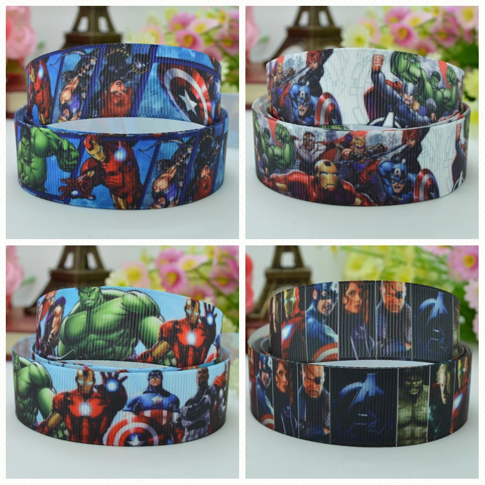 DUWES 7/8" 22mm 2 5 10 20 50 Yards The Avengers hero Printed grosgrain ribbon hair bow DIY handmade Retail
DUWES 7/8" 22mm 2 5 10 20 50 Yards The Avengers hero Printed grosgrain ribbon hair bow DIY handmade Retail