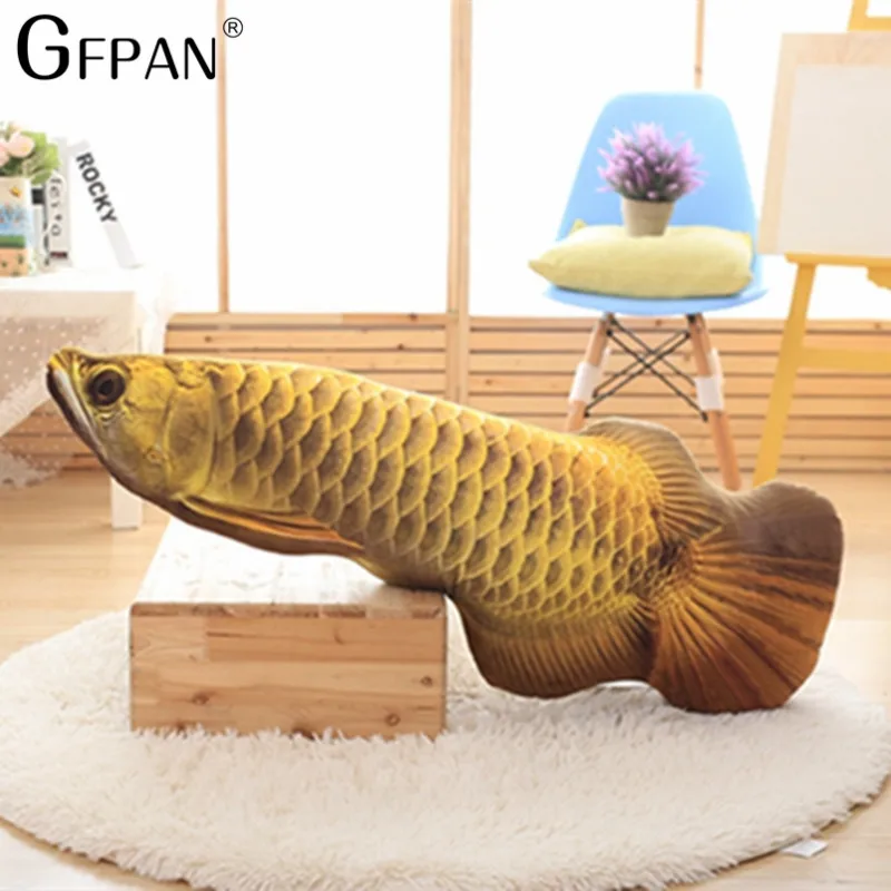 GFPAN 1pc 30cm Lively Simulation Gold Arowana Plush&Stuffed Cartoon Animal Toy Doll Kawaii Golden Fish Pillow For Kids Children
GFPAN 1pc 30cm Lively Simulation Gold Arowana Plush&Stuffed Cartoon Animal Toy Doll Kawaii Golden Fish Pillow For Kids Children