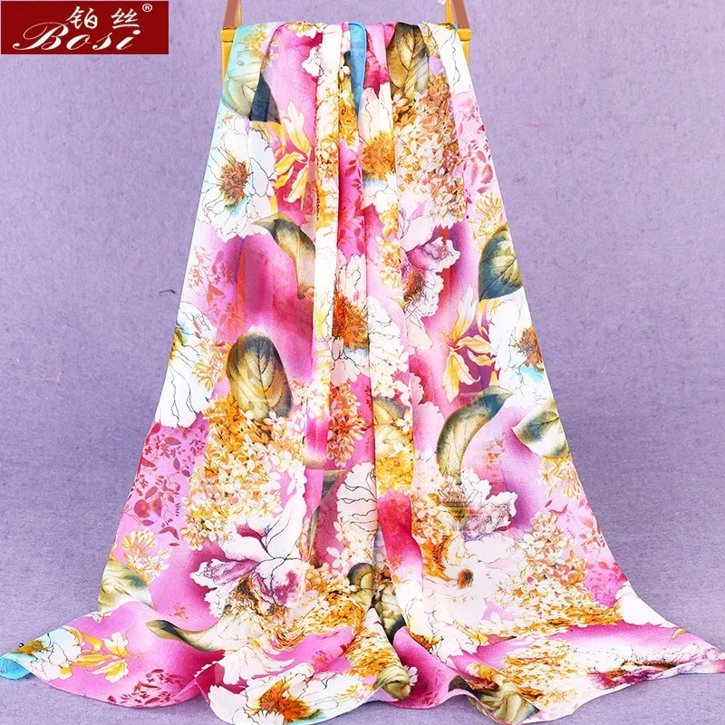 

Chiffon scarf winter shawl schal scarves poncho women scarfs ethnic big flower hijab scarfs luxury ladies retro schal blanket