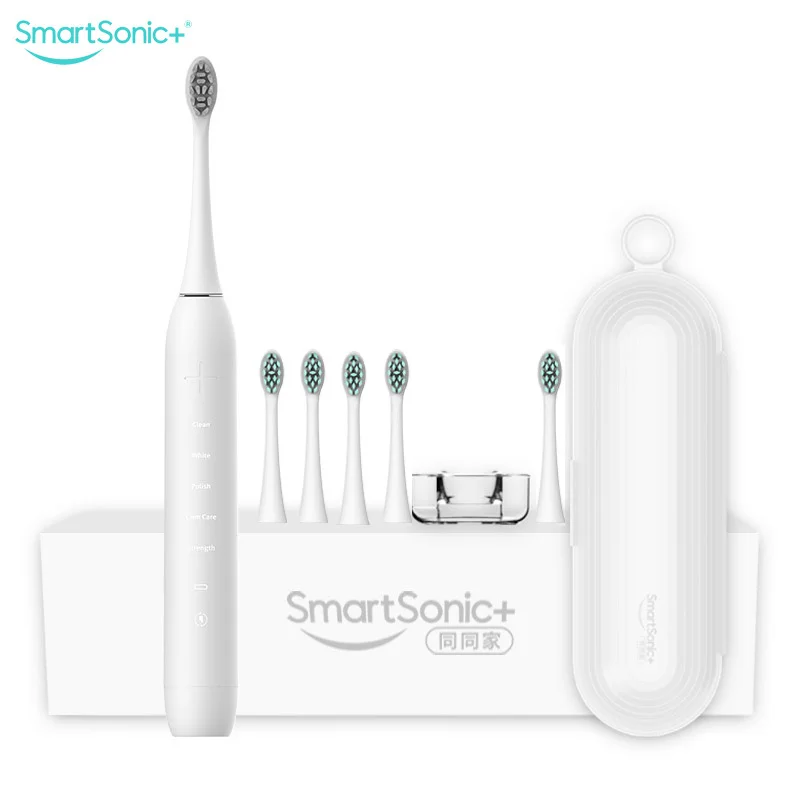 SmartSonic+ Electric Toothbrush,Travel Box,Wireless Rechargeable,15 Combination Modes,6 Replacements,Auto Timer, UltraSonic
SmartSonic+ Electric Toothbrush,Travel Box,Wireless Rechargeable,15 Combination Modes,6 Replacements,Auto Timer, UltraSonic