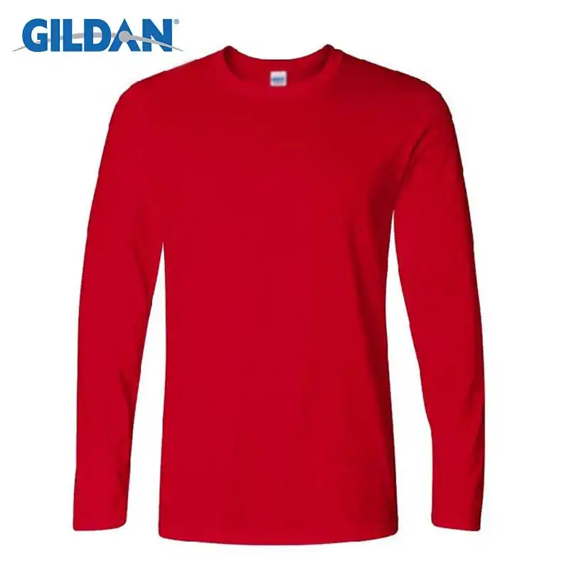Gildan Ultra Cotton L//Sleeve Tee T-Shirt Homme