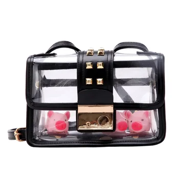 IMYOK Flap Jelly Bags Fashion Crossbody Bag Women Transparent Shoulder Bags Lady PVC Travel Handbag Cute Pigs Sac A Main Femme
IMYOK Flap Jelly Bags Fashion Crossbody Bag Women Transparent Shoulder Bags Lady PVC Travel Handbag Cute Pigs Sac A Main Femme
