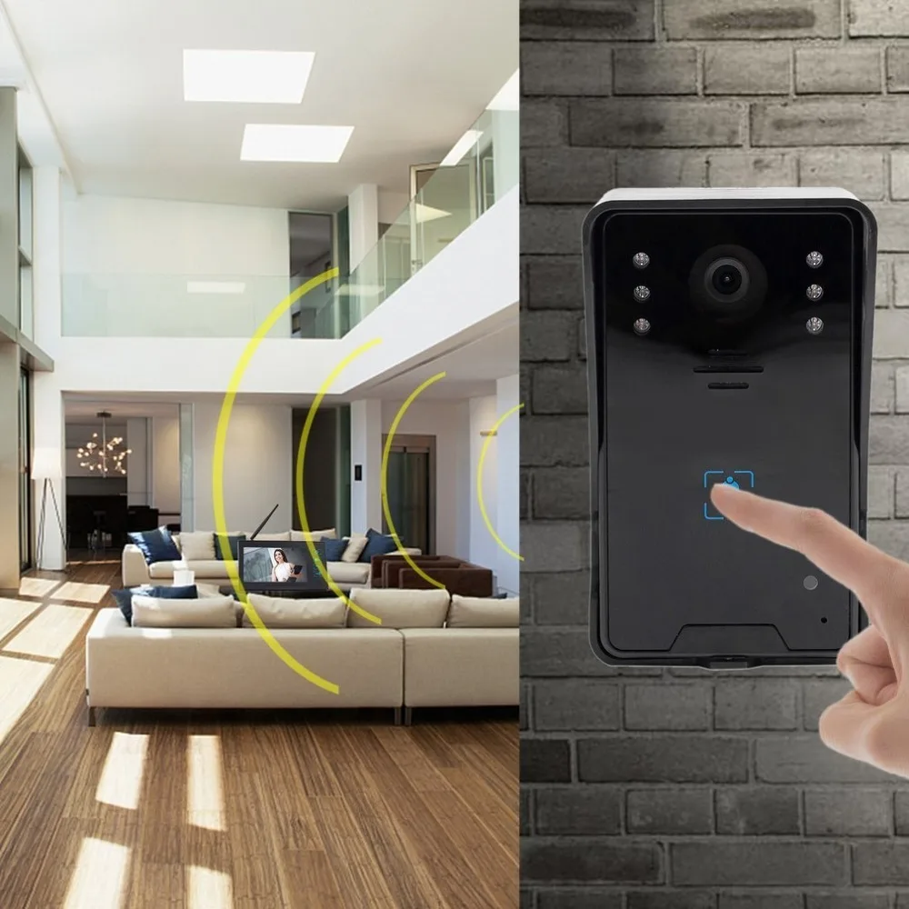 Video Intercom 5v 7-inch Tft Screen Wireless Visual Doorbell Door Phone Infrared Night Vision Doorbell Home Security
Video Intercom 5v 7-inch Tft Screen Wireless Visual Doorbell Door Phone Infrared Night Vision Doorbell Home Security